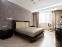 Квартира &laquo;Двухуровневая квартира&raquo;, спальня . Фото № 25400, автор Нураева Аида