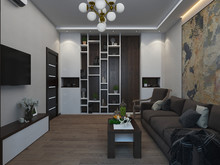 Квартира &laquo;ЖК Академический&raquo;, спальня . Фото № 25528, автор Домострой 