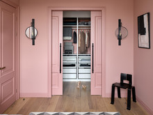 Квартира &laquo;Бирюзовый и терракота&raquo;, спальня . Фото № 25552, автор Студия Тандем Андрей