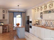 Квартира «НЕМНОГО ИТАЛИИ В ВЫБОРГЕ», кухня . Фото № 25617, автор Ефремова Татьяна