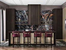 Квартира «ЖК Садовые Кварталы», кухня . Фото № 25647, автор Match Architects Architects