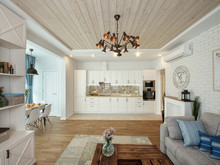 Квартира «Солнечный интерьер Сочинской квартиры», кухня . Фото № 25736, автор Хохлов Кирилл