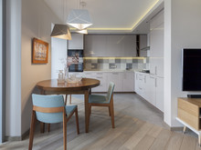 Квартира «Квартира в Останкино», кухня . Фото № 25761, автор DVEKATI Студия