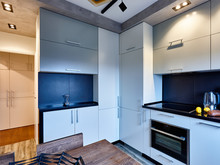 Квартира «Квартира Холостяка», кухня . Фото № 25791, автор Спицына Александра