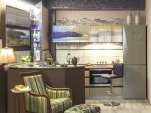 Квартира «апартаменты в клубном доме Admiral Waterhouse», кухня . Фото № 25883, автор Иваненко Татьяна