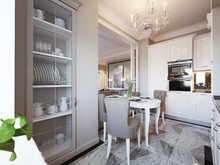 Квартира «ЖК Виктория», кухня . Фото № 25923, автор Студия дизайна Insdesign 