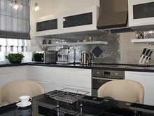 Квартира «Квартира на Маршала Катукова», кухня . Фото № 25977, автор Иваненко Татьяна