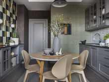 Квартира «Функциональная квартира в Москве. Квартира в аренду. », кухня . Фото № 26153, автор Сидорова Юлия