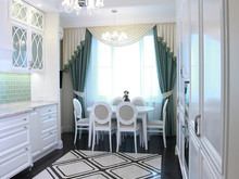 Квартира «Дизайн квартиры в жилом доме Зеленая Роща», кухня . Фото № 26228, автор Цюрка Наталья