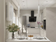 Квартира «TVERSKAYA STUDIO», кухня . Фото № 26324, автор Цветкова Инна