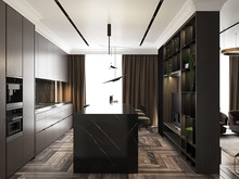 Квартира «DM», кухня . Фото № 26461, автор Yousupova 