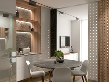 Квартира ««Alter Ego»», кухня . Фото № 26539, автор Иванов Алексей, Wide Design Group 