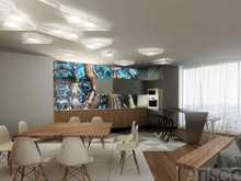 Квартира «Интерьер квартиры студии для фотографа», кухня . Фото № 26596, автор Artscor Дизайн студия 