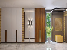 Квартира ««Fusion»», прихожая . Фото № 26604, автор Иванов Алексей, Wide Design Group 