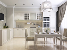 Квартира «Дизайн квартиры в ЖК Алые паруса», кухня . Фото № 26908, автор Соболев Павел