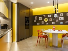 Квартира «Яркое решение», кухня . Фото № 27146, автор Suiten n. Seven