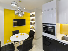 Квартира «Квартира 60м2, ул. Маршала Малиновского, Москва», кухня . Фото № 27169, автор Уразметов Рустэм