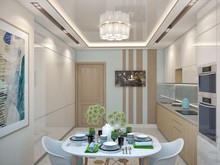 Квартира «ЖК Южный берег г.Красноярск», кухня . Фото № 27207, автор Андреева Анастасия