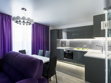 Квартира «Квартира с яркими акцентами», кухня . Фото № 27481, автор Крысова Ольга