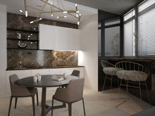 Квартира «Шмуль», кухня . Фото № 27540, автор Chvyzh Dmitriy