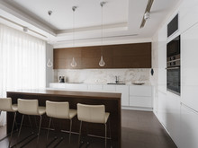 Квартира «Квартира на петроградской стороне в Санкт-Петербурге», кухня . Фото № 27709, автор Сергеев Петр