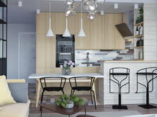 Квартира «Квартира на ул. Аэродромная г. Минск», кухня . Фото № 27761, автор Махнач Виктория