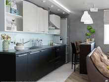 Квартира «Квартира на ул. Денисовской г. Минск», кухня . Фото № 27816, автор Махнач Виктория