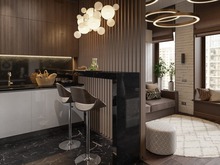 Квартира «ЖК Vander Park», кухня . Фото № 28021, автор Григорьев Игорь