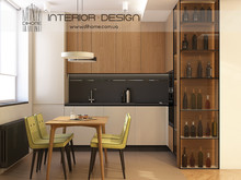 Квартира «Квартира для молодой семьи с двумя детьми», кухня . Фото № 28124, автор Сытник Евгения