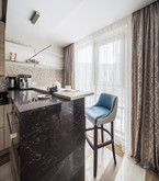 Квартира «Ажурный контемпорари», кухня . Фото № 28253, автор Вивенцова Анастасия