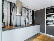 Квартира «Открытое пространство (ЖК Аэробус)», кухня . Фото № 28442, автор Artscor Дизайн студия 