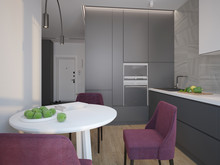 Квартира «39 квадратов», кухня . Фото № 28575, автор Жиган Ирина