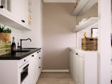 Квартира «Дизайн-проект апартаментов», кухня . Фото № 28624, автор Дуквен Ольга