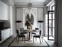 Квартира «Квартира в ЖК Итальянский квартал в Москве», кухня . Фото № 28660, автор Филиппова Марина