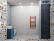 Квартира «Ванная комната для оптимистичных интеллектуалов», ванная . Фото № 31812, автор Корчевая Елена