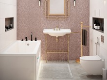 Квартира «Современный интерьер», ванная . Фото № 31838, автор TerraDiz студия дизайна