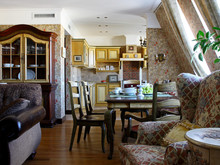 Квартира «Теплые нотки», гостиная . Фото № 32438, автор Шумидуб Дмитрий