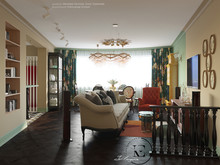 Квартира «Неорусский стиль на Профсоюзной», гостиная . Фото № 32552, автор Ивлиева Евгения