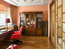 Квартира «», кабинет . Фото № 5132, автор KASHUBA-DESIGN 
