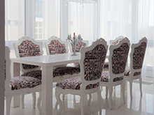 Квартира «», столовая . Фото № 6508, автор Berphin Interior 