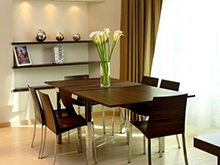 Квартира «», столовая . Фото № 7356, автор Новицкая Ольга