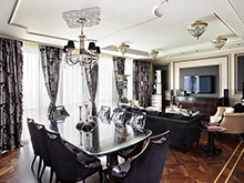 Квартира «», столовая . Фото № 9040, автор АРС-Проект 