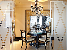 Квартира «», столовая . Фото № 9041, автор АРС-Проект 