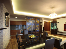 Квартира «», столовая . Фото № 8413