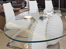 Квартира «», столовая . Фото № 8622, автор Geometrix  