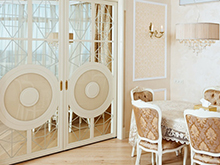 Квартира «», столовая . Фото № 9097, автор Antonovich Design 