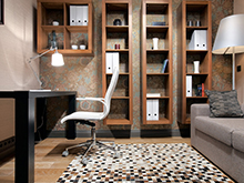 Квартира «», кабинет . Фото № 9893, автор Domestic Studio 