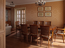 Квартира «», столовая . Фото № 11195, автор Иноземцева Ксения