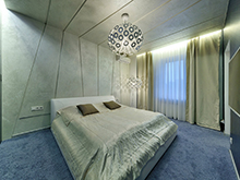 Квартира &laquo;&raquo;, спальня . Фото № 11413, автор Дизайн-бюро 3D 