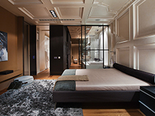 Квартира &laquo;&raquo;, спальня . Фото № 11527, автор Смирнова Татьяна